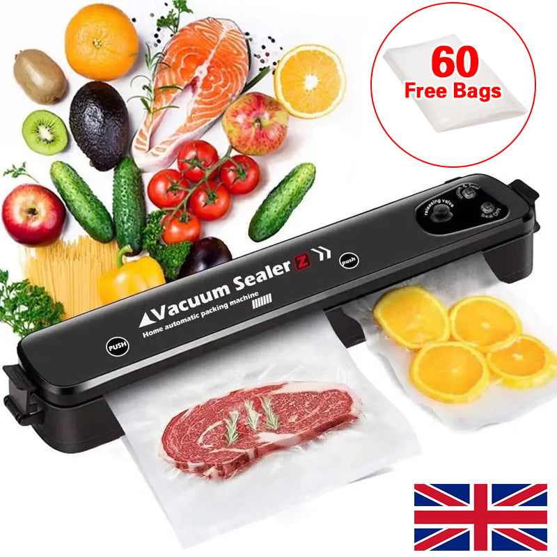 Vacuum Food Sealer Automatic With 60 Bags