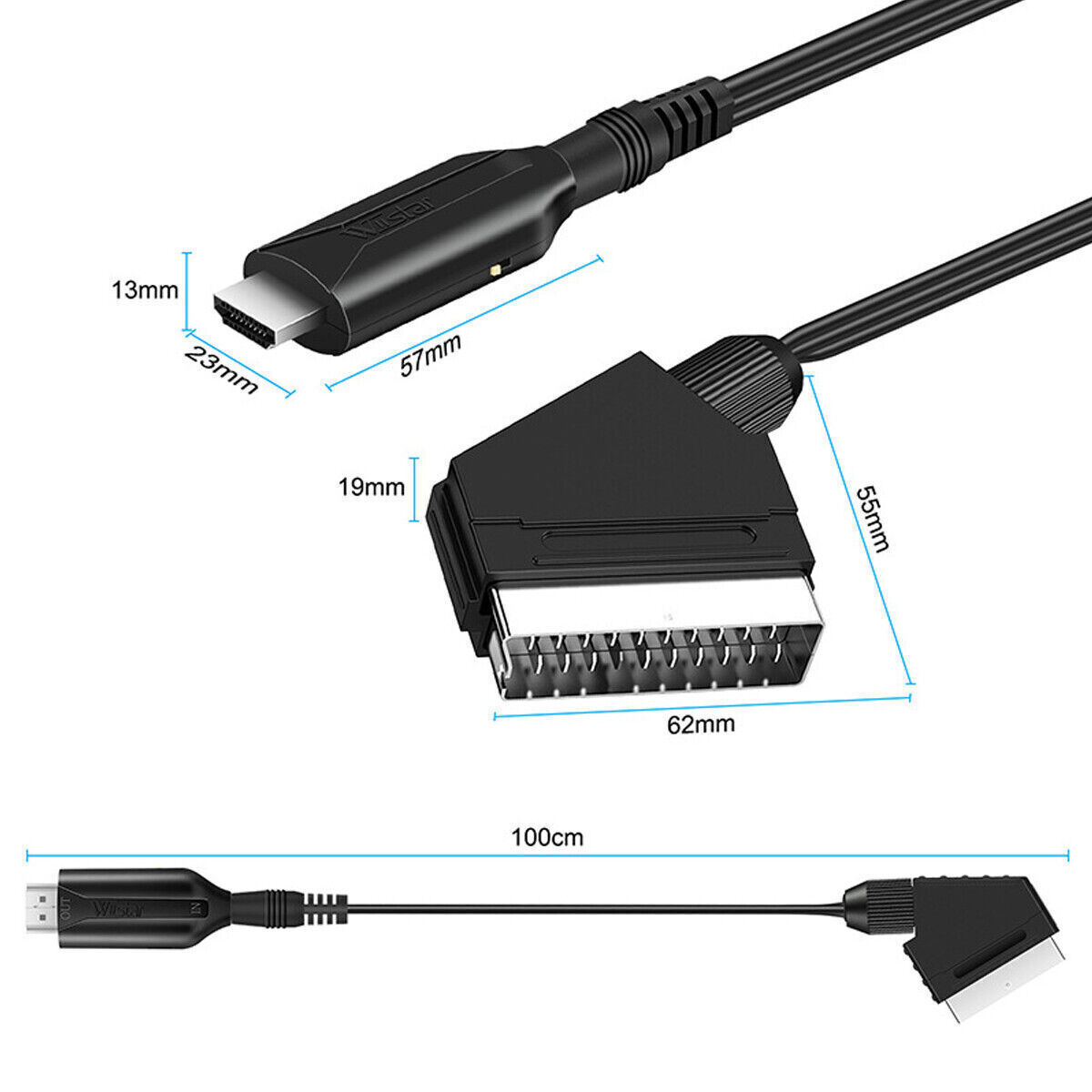 SCART To HDMI Data Cable