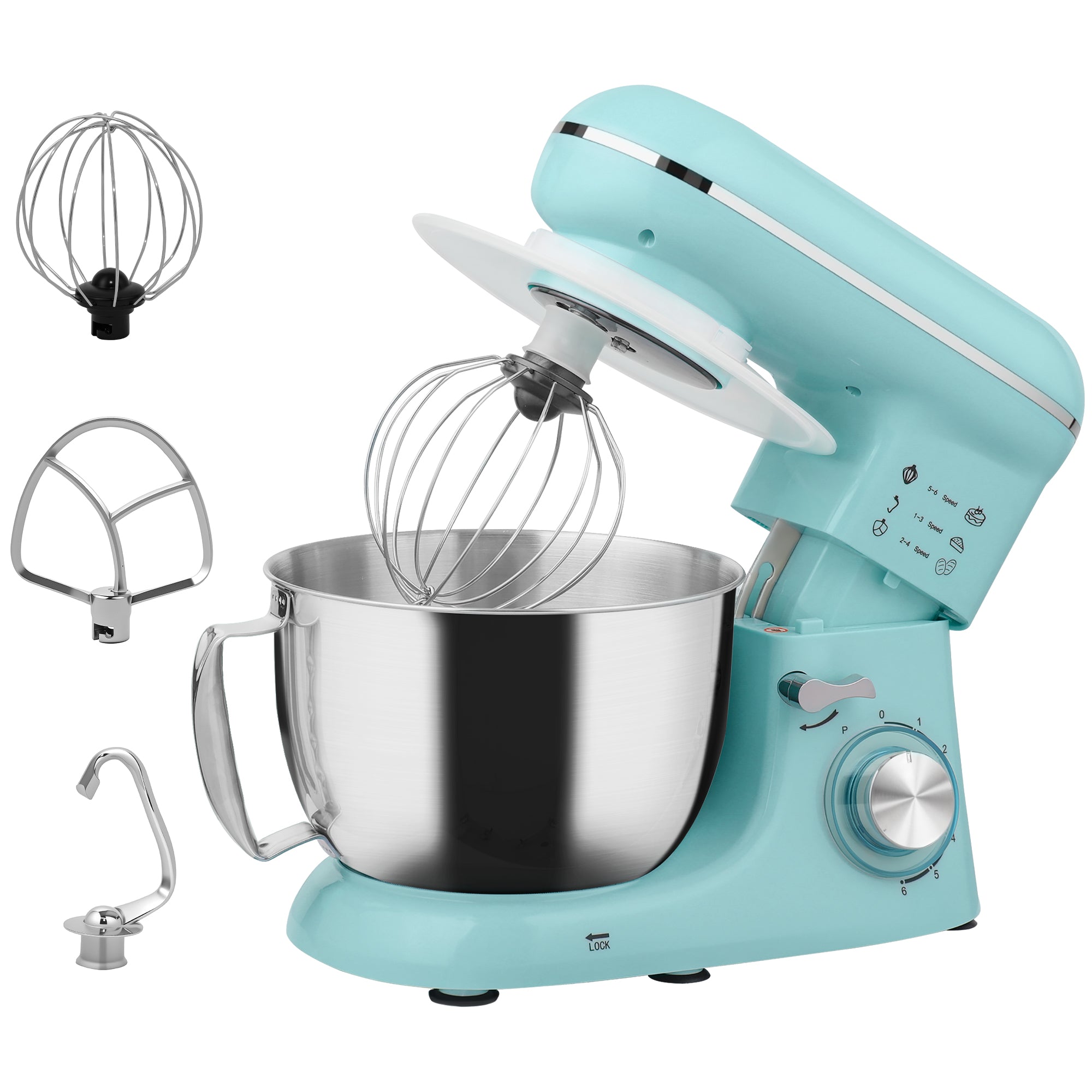 1300W Kitchen Stand Mixer, With Accessories
