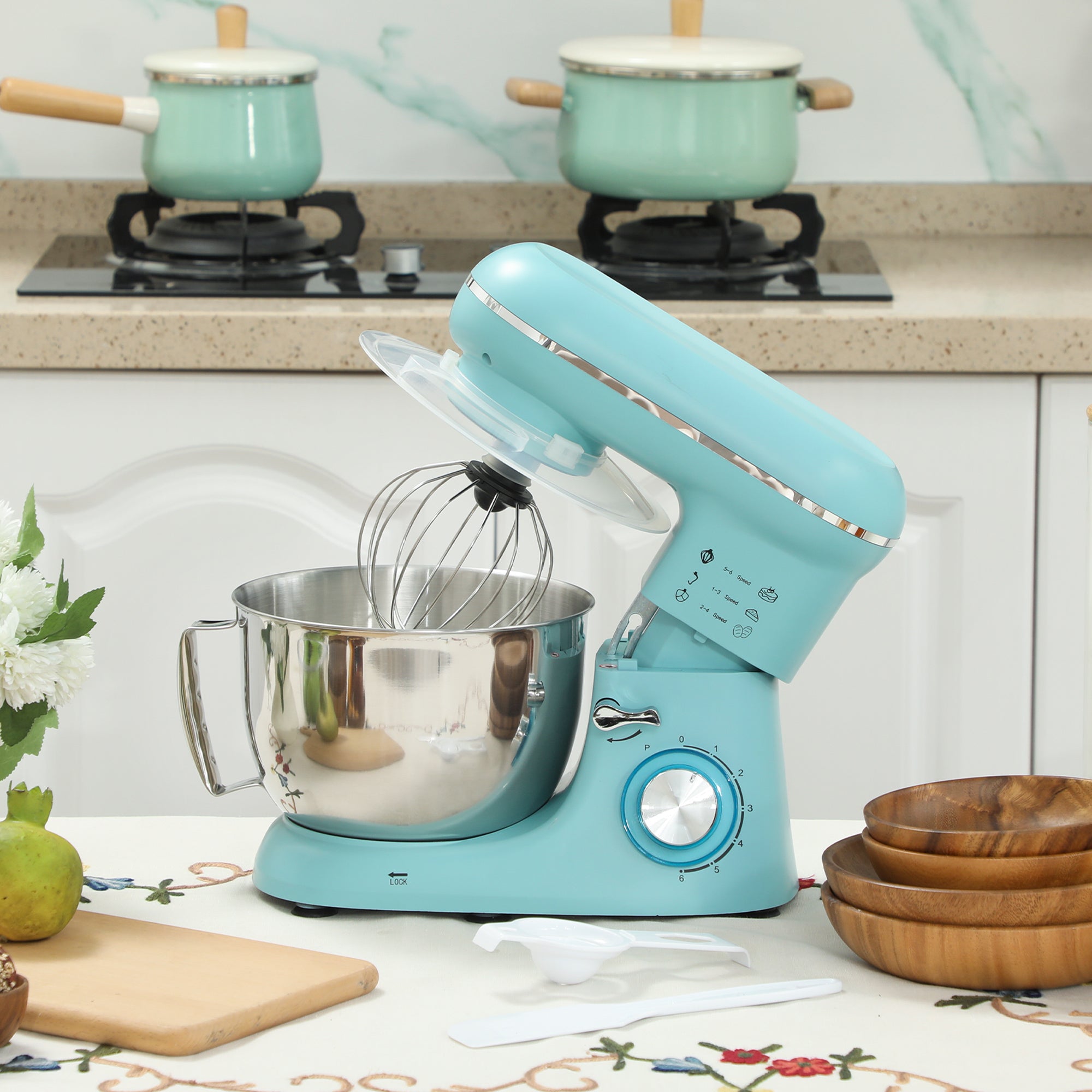 1300W Kitchen Stand Mixer, With Accessories