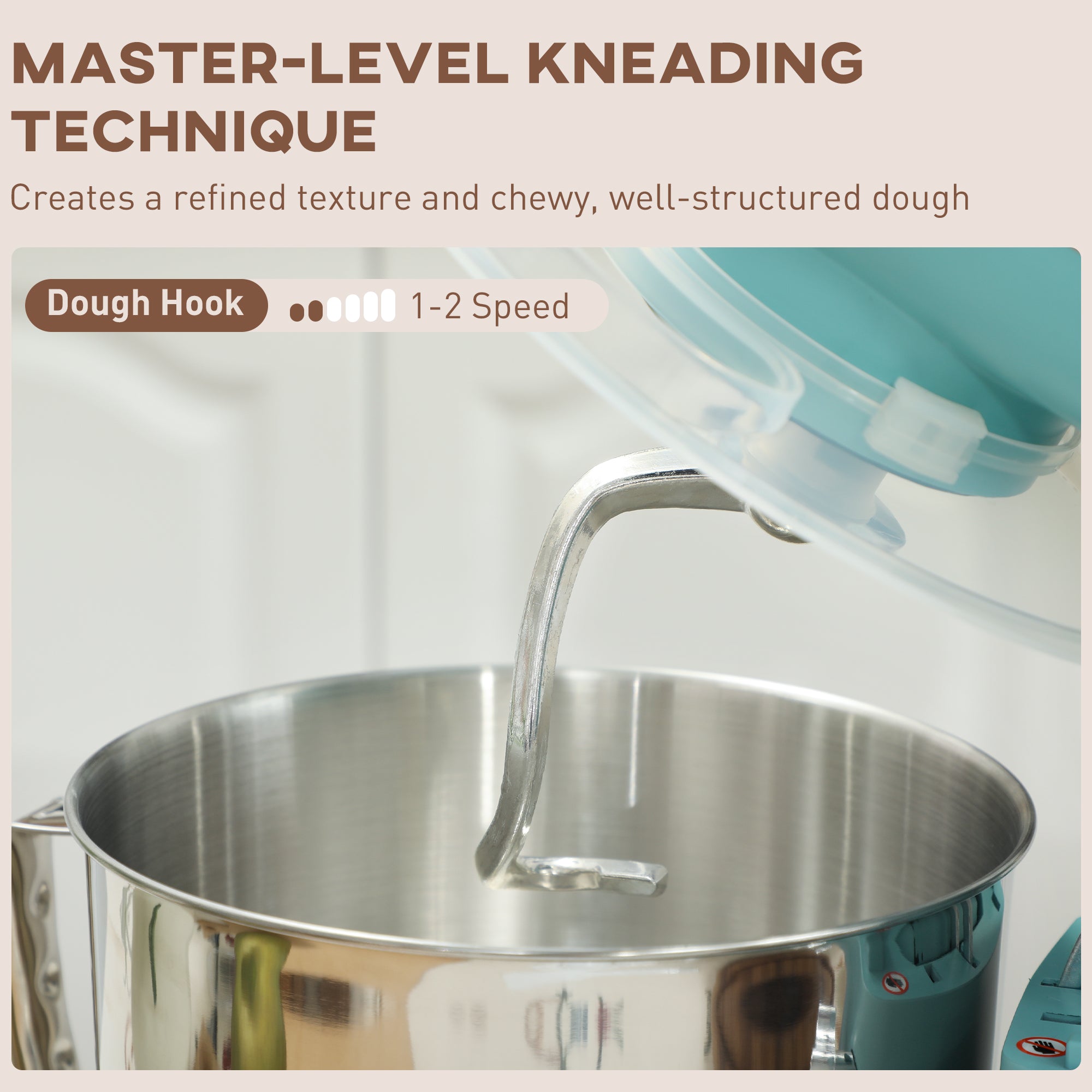 1300W Kitchen Stand Mixer, With Accessories