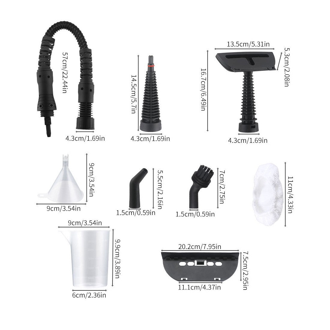 Handheld Steam Cleaner With 12 Accessories - Multipurpose Steamer Ideal For Home
