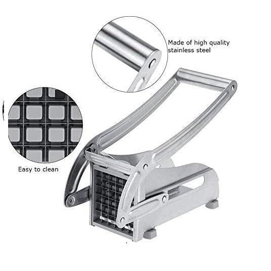 2 Blades Stainless Steel French Fry Cutter