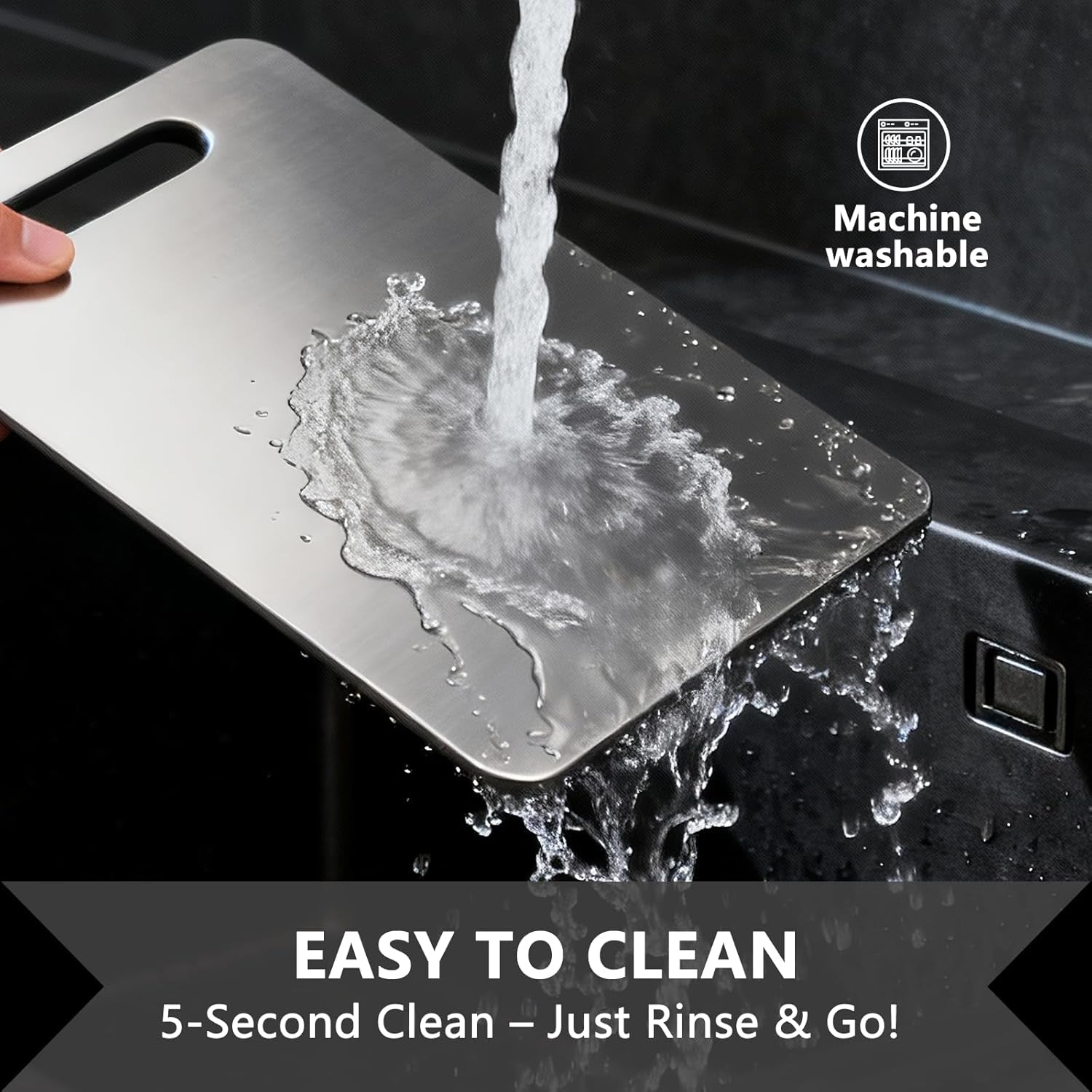 Three-Piece Thickened Titanium Cutting Board