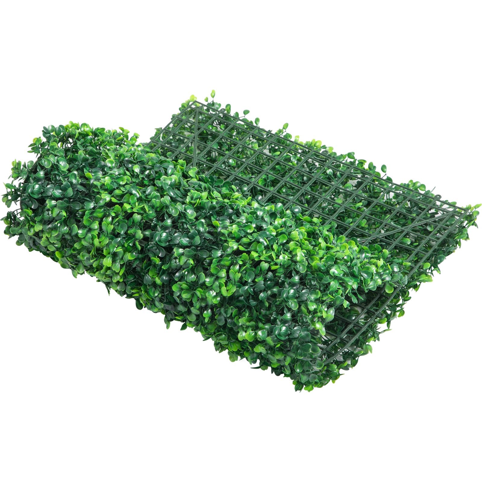12pcs Artificial Boxwood Panel UV Boxwood Hedge Wall Panels Artificial Grass