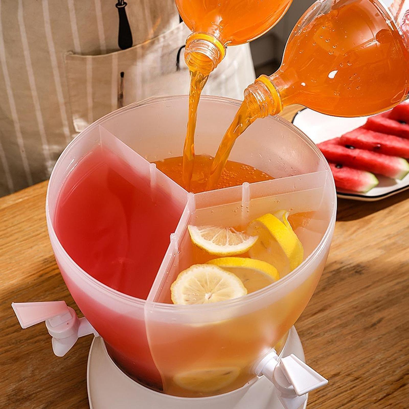 Beverage Dispenser With Spigot Easy To Clean Rotatable For Party Home Bar