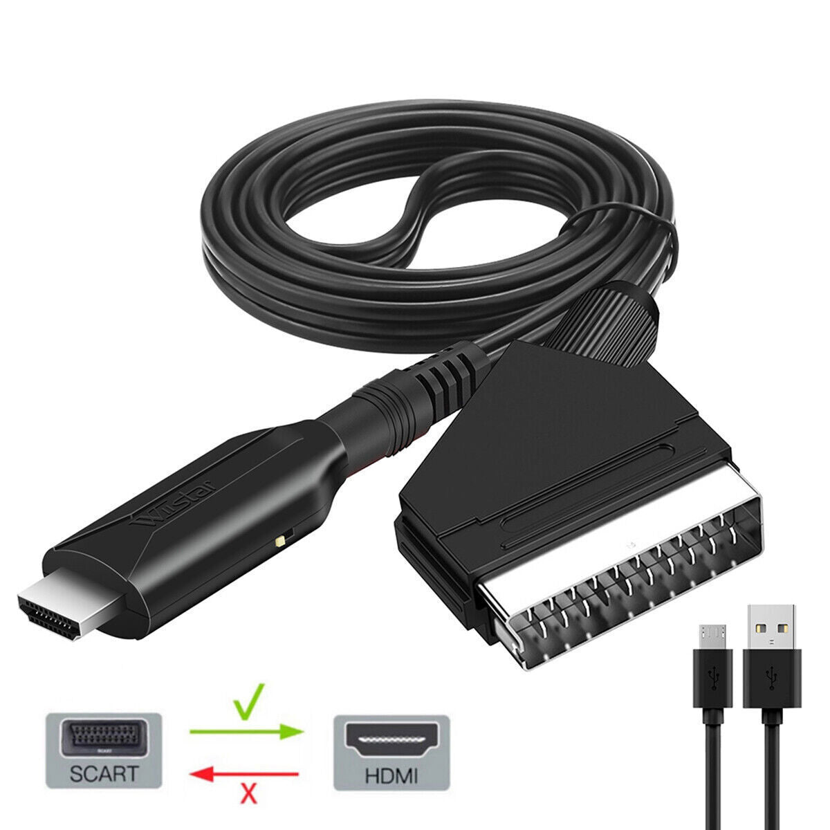 SCART To HDMI Data Cable