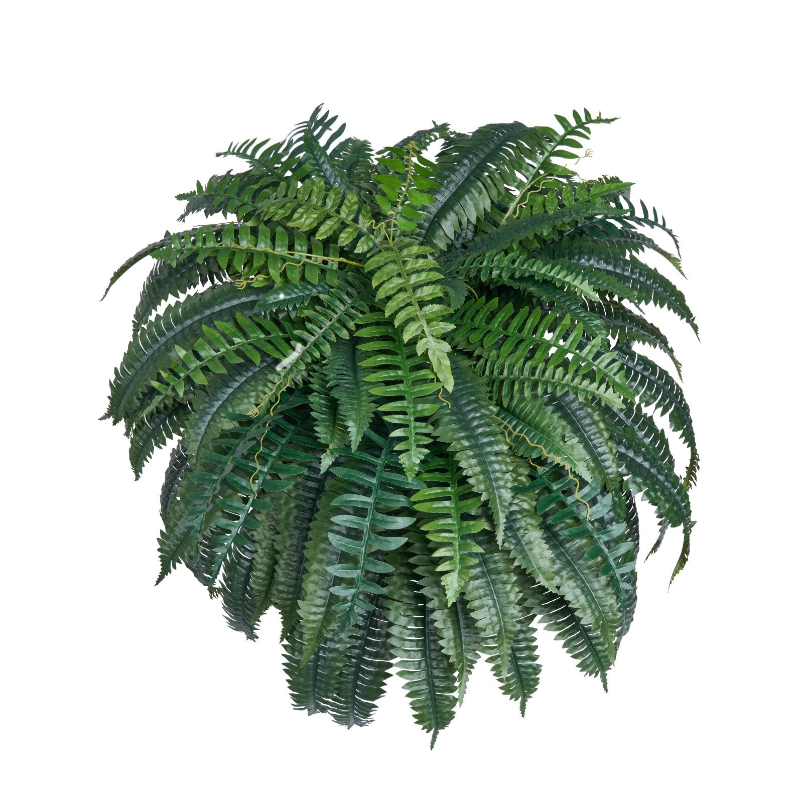 Artificial Ferns, Natural Spread Diameter 43-47 Inch, Large Hanging Artificial Boston Ferns