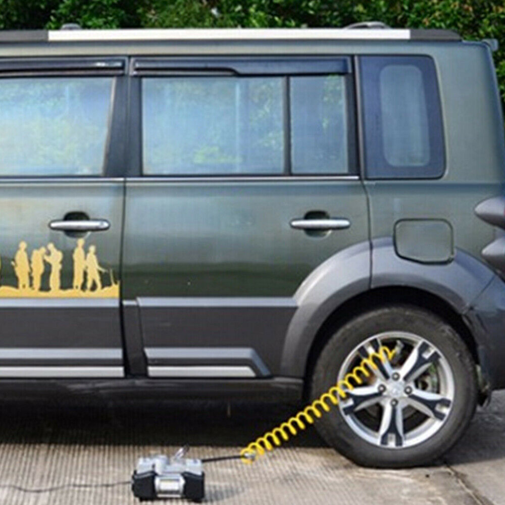 150PSI HEAVY DUTY PORTABLE 12V ELECTRIC CAR TYRE INFLATOR AIR COMPRESSOR